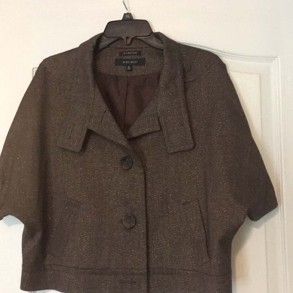 🎉Stylish💥💥 XL Brown 2 pocket Dress jacket